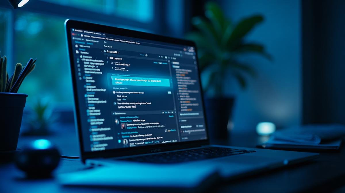 ChatGPT search interface on laptop showing AI-powered search results - Generative Engine Optimization workspace setup